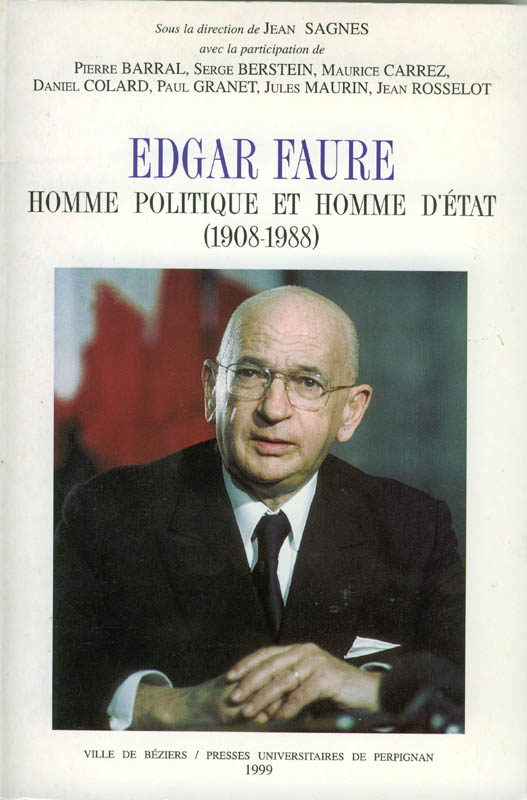 Edgar Faure / Bibliographie Association Edgar Faure