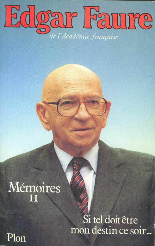 Edgar Faure / Bibliographie Association Edgar Faure